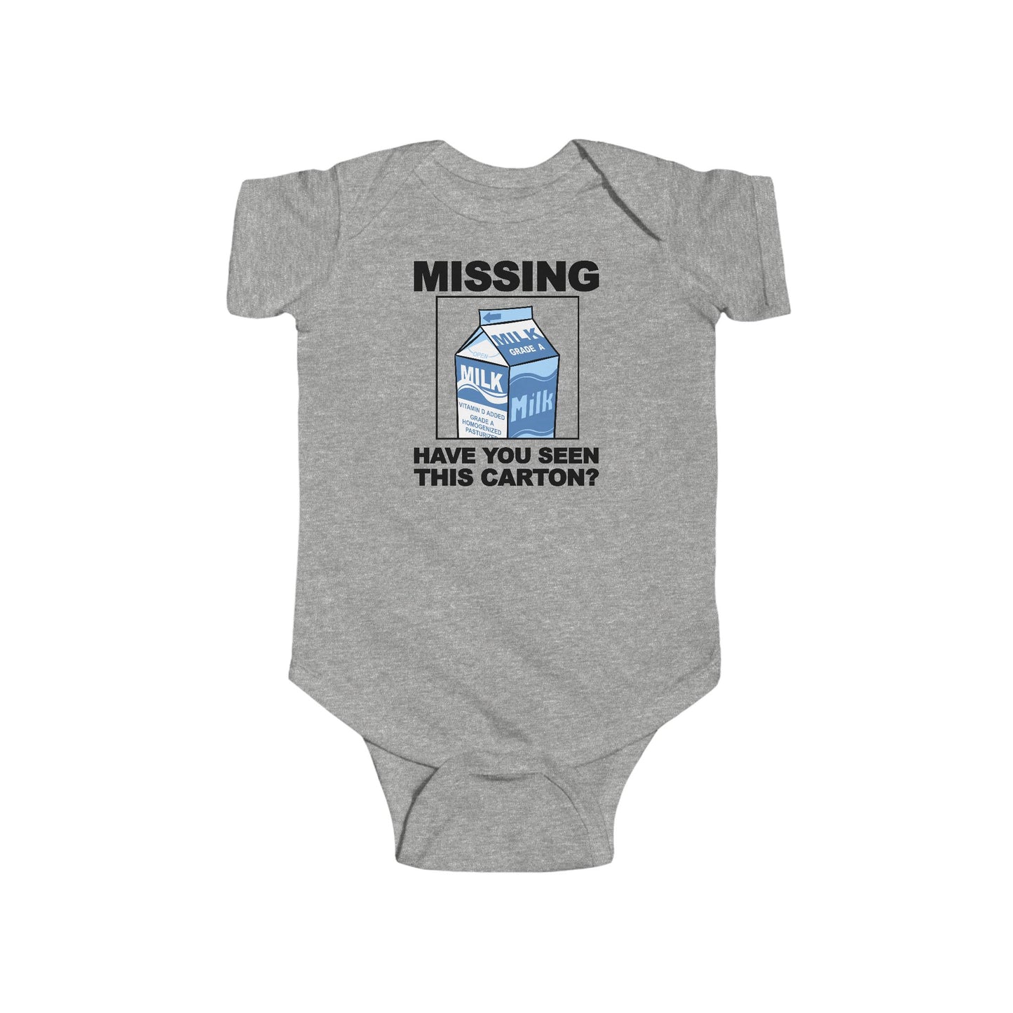 Missing - Have You Seen This Carton? - Baby Onesie