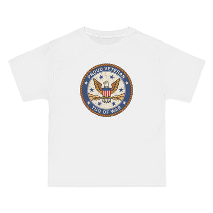 Proud Veteran (Tug Of War) - Men's Heavyweight T-Shirt