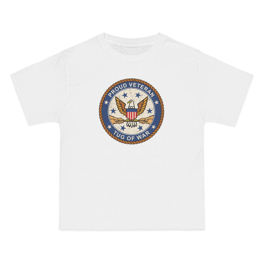 Proud Veteran (Tug Of War) - Men's Heavyweight T-Shirt