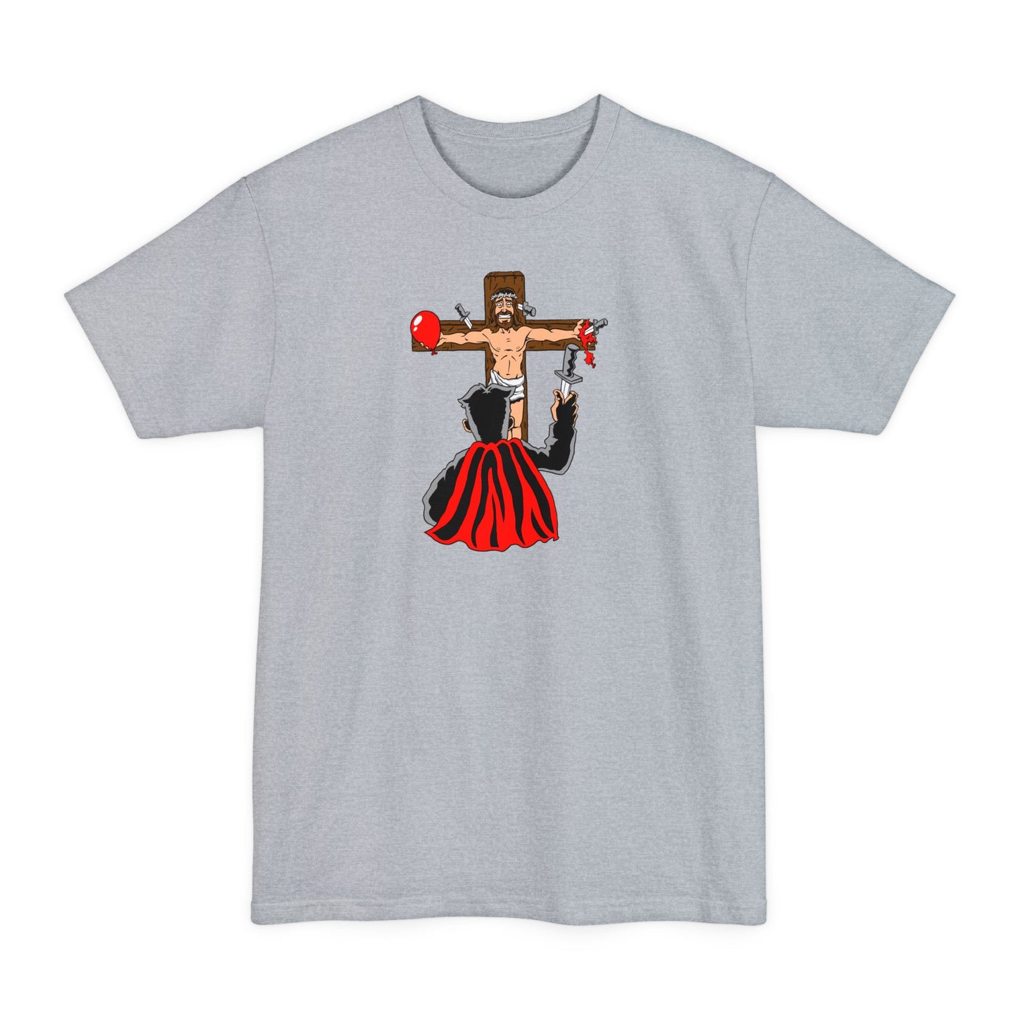 Jesus/Magician/Knives - Men's Tall T-Shirt