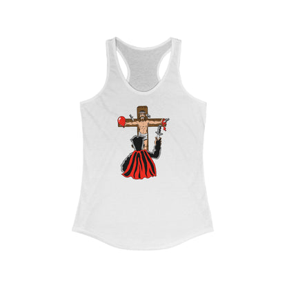 Jesus/Magician/Knives  - Women’s Racerback Tank