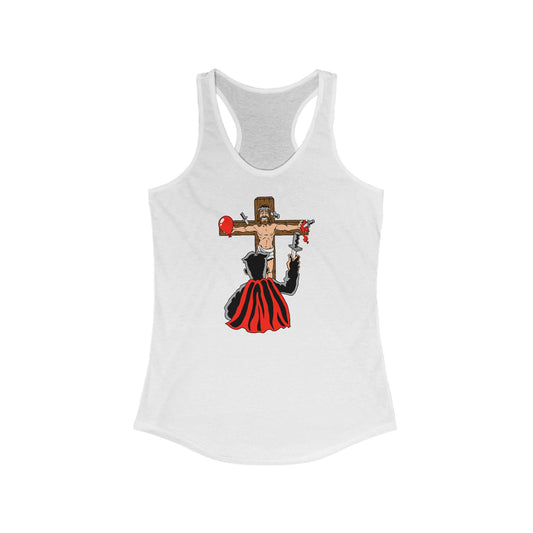 Jesus/Magician/Knives  - Women’s Racerback Tank