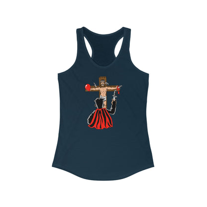 Jesus/Magician/Knives  - Women’s Racerback Tank