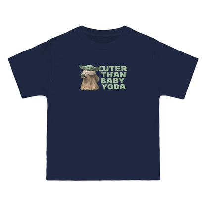 Cuter Than Baby Yoda - Men's Heavyweight T-Shirt