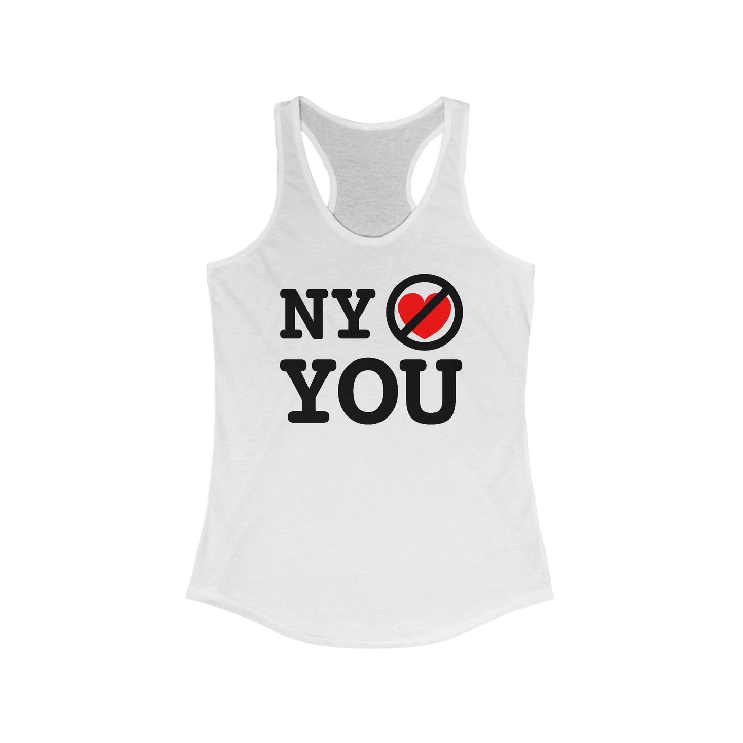 NY Doesn't Love You - Women’s Racerback Tank