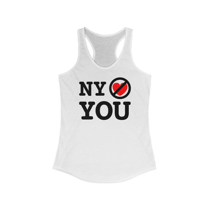 NY Doesn't Love You - Women’s Racerback Tank