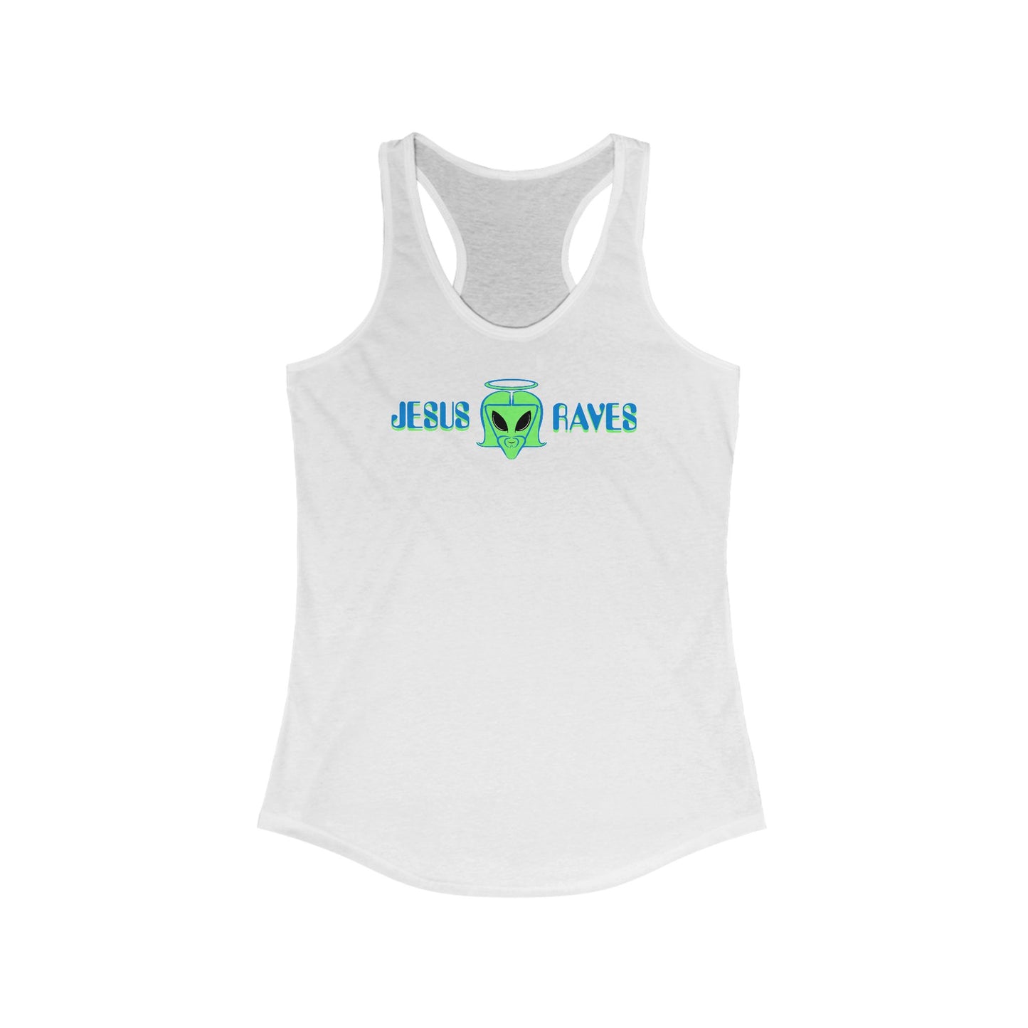 Jesus Raves - Women's Racerback Tank