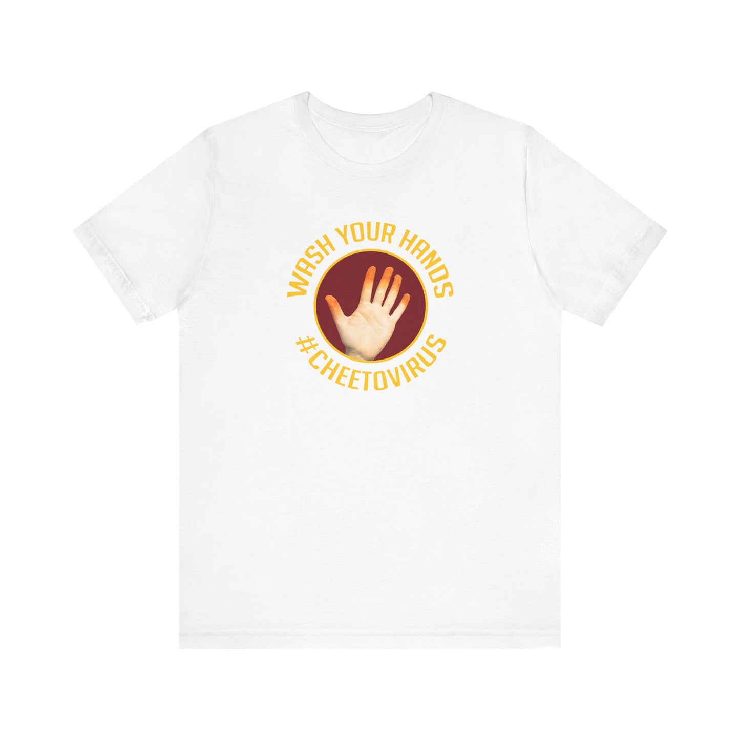 Wash Your Hands (Hashtag) Cheetovirus - Men's T-Shirt