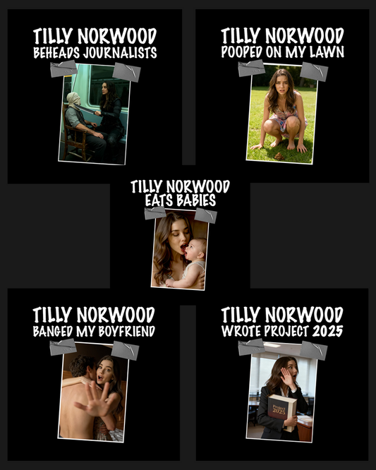 Tilly Norwood (Customizable) - Men's Heavyweight T-Shirt