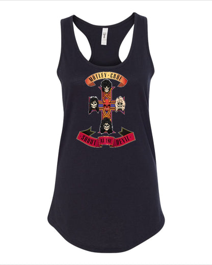 Motley Roses - Appetite For The Devil - Women's Racerback Tank
