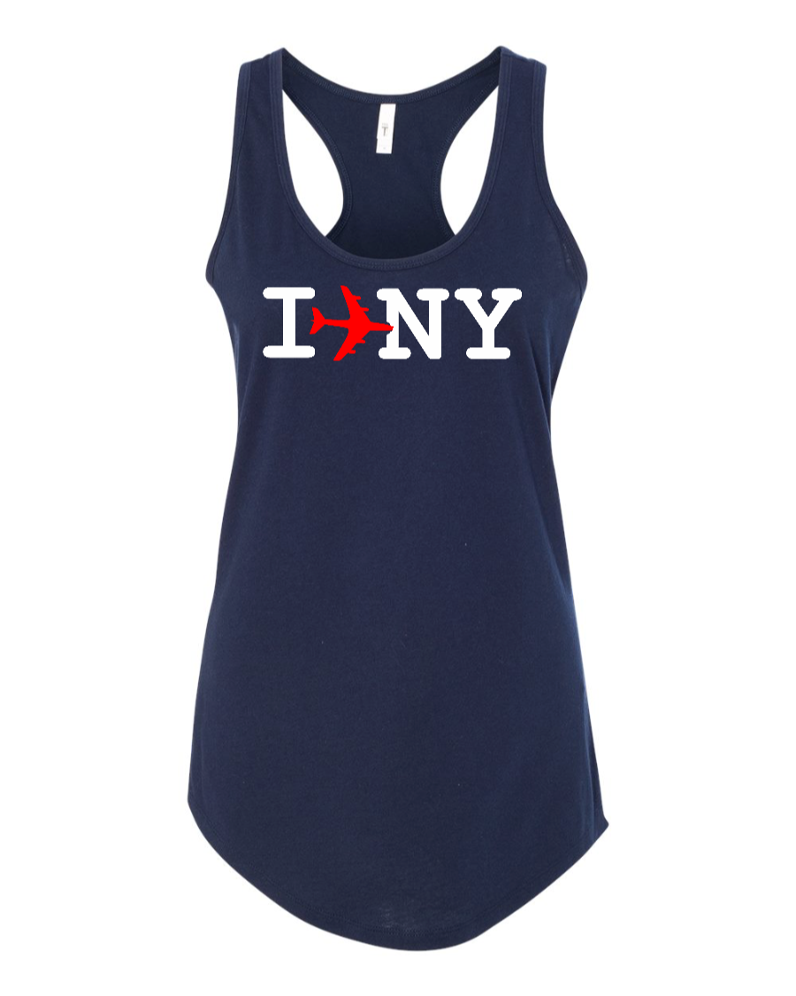 I Plane NY - Women's Racerback Tank