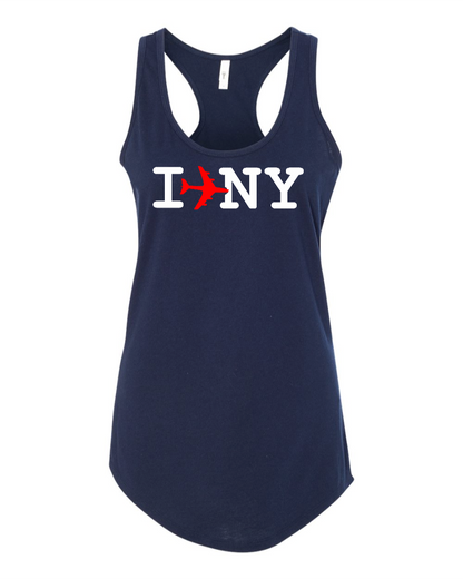 I Plane NY - Women's Racerback Tank
