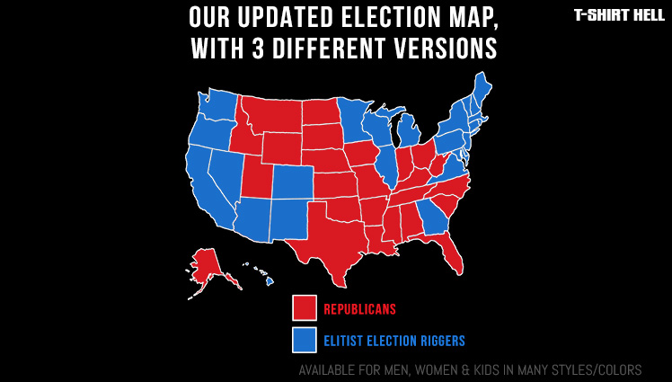 REPUBLICANS (RED STATES) - ELITIST ELECTION RIGGERS (BLUE STATES)